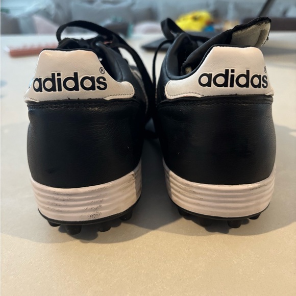 EUC - Adidas Black Soccer Cleats - Mundial Team Mens Size 8 US - Picture 5 of 5